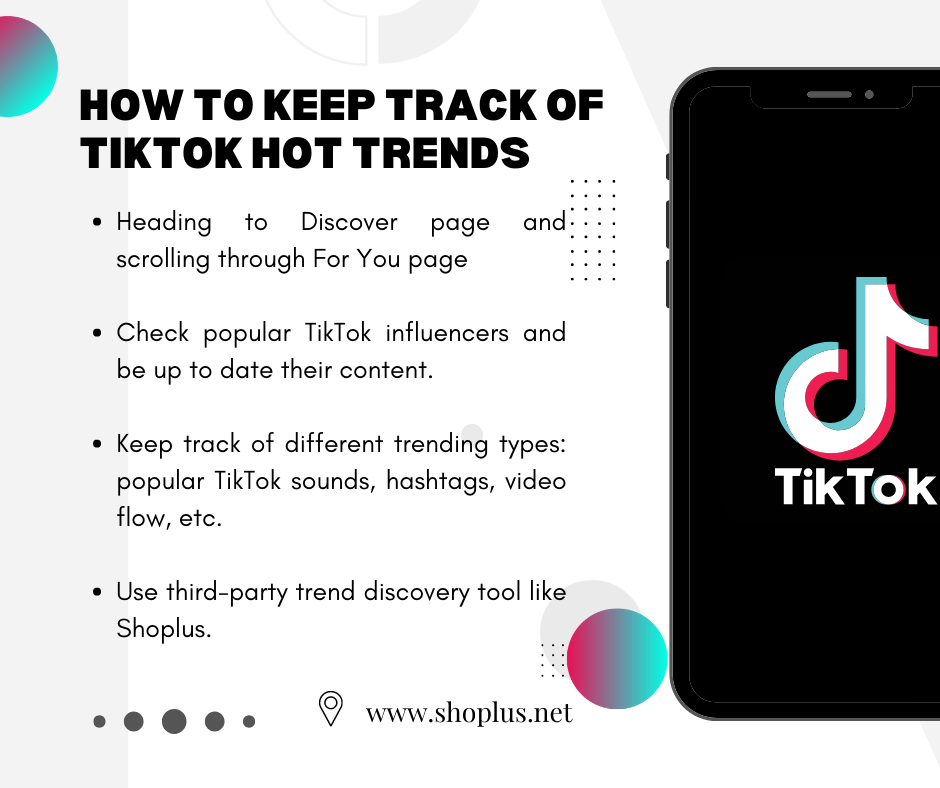 How to keep track of hot trends on TikTok?