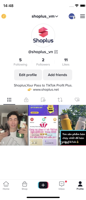 tiktok profile