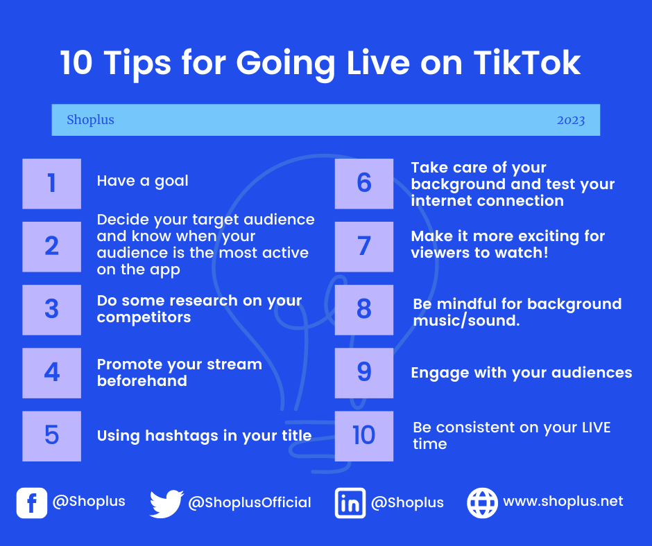10 tips to go live on TikTok